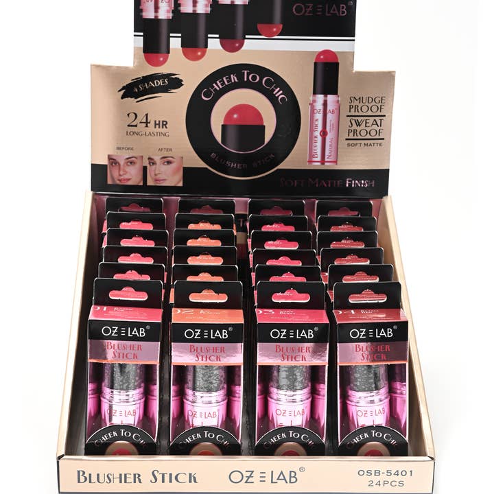 OZ Lab Beauty – Blush por atacado – Cheek to Chic - Stick de Blush Matte Suave8