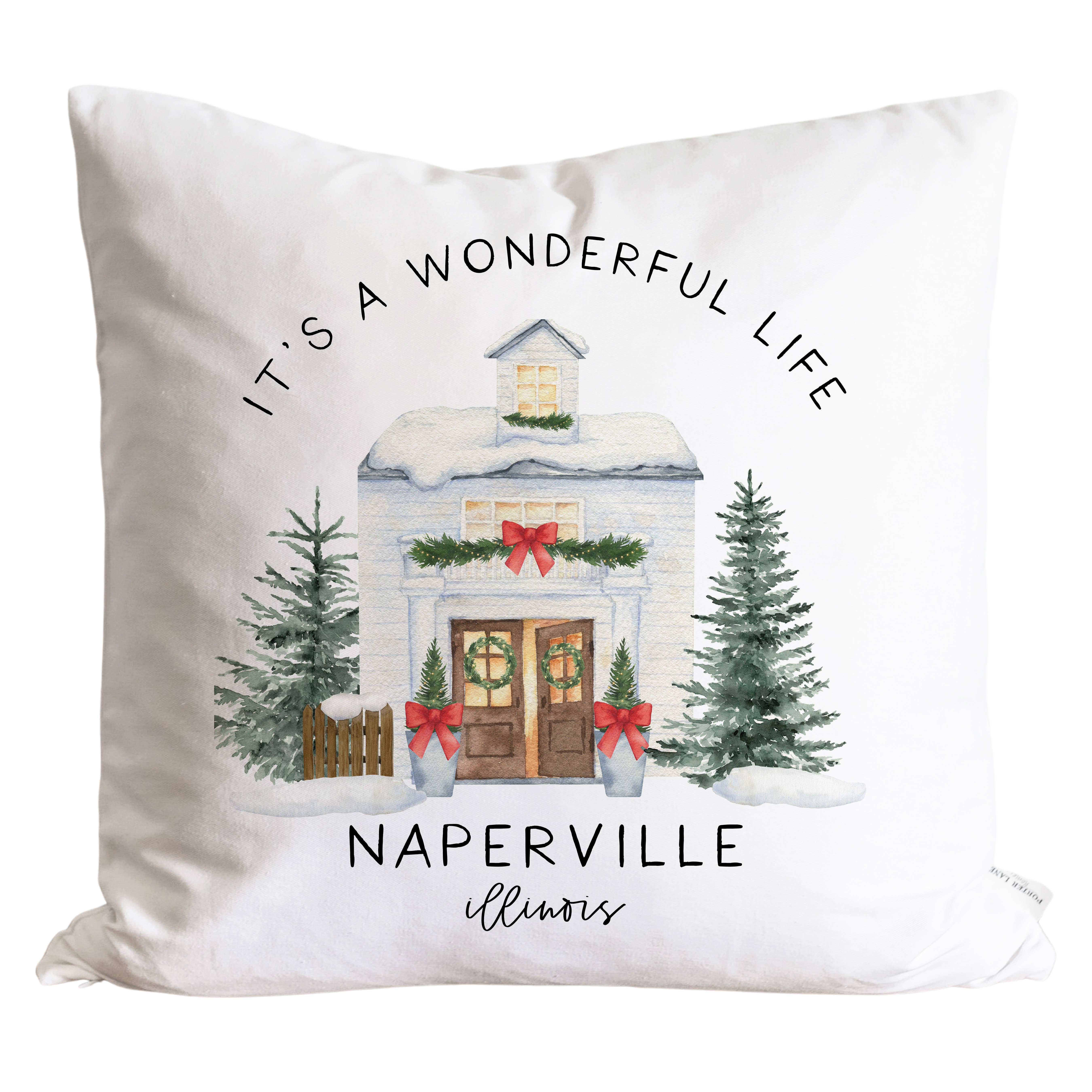 Porter Lane Home - Wholesale Throw Pillow Cover - Wonderful Home Custom Location Pillow Cover4