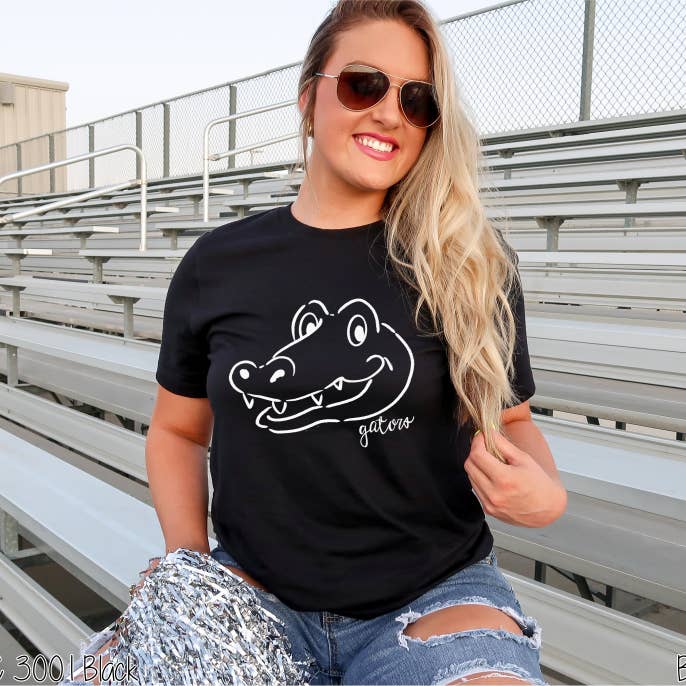 Bama Screens - Wholesale Sublimation Transfer - Gators Doodle Mascot #BS82783