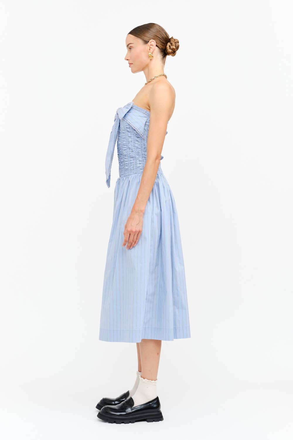 bleu Robe Selma en vente sur Faire3