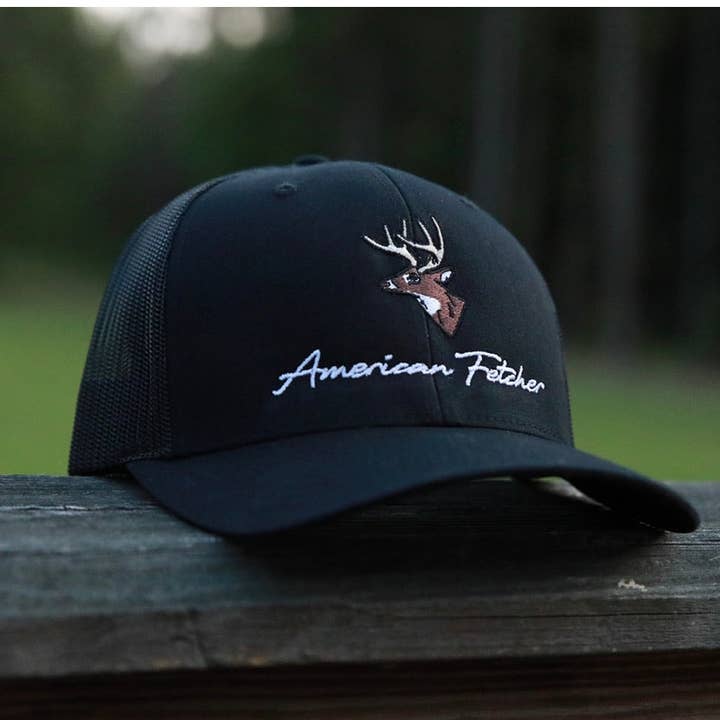 American Fetcher - Wholesale Baseball Cap - Unisex - Typical 8 - Black/Black