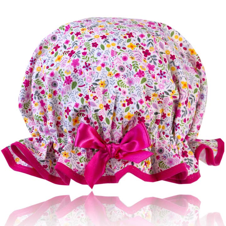 Dainty Flowers Shower Cap for wholesale by Dilly Daydream