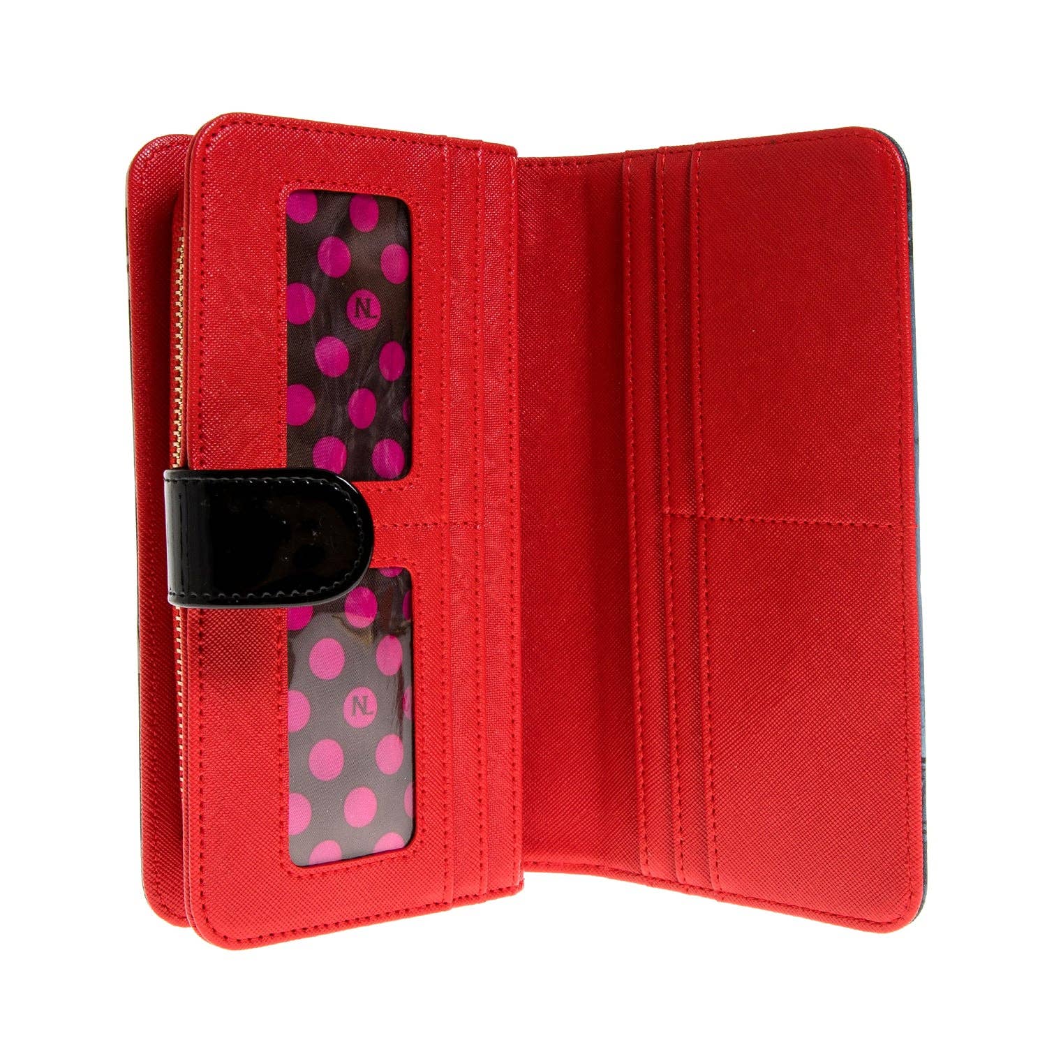 Nicole Lee – Carteira - Mulher por atacado – CARTERA IMPRESA MODA CON CREMALLERA23