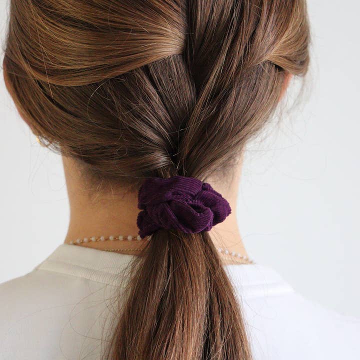 Maho - Wholesale Hair Tie - Gaby purple velvet5