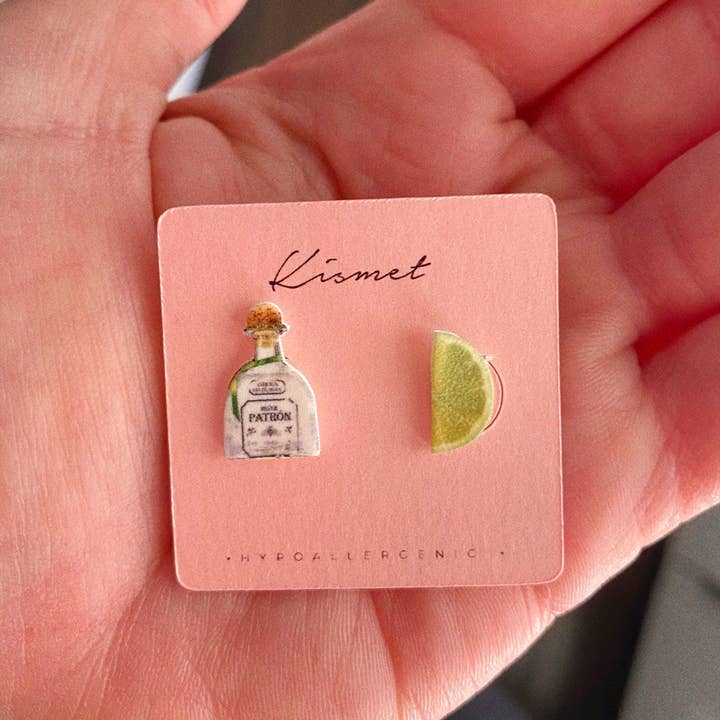 Kismet Showroom - Vente Clous d'oreille - Puces d'oreilles Tequila + Lime2