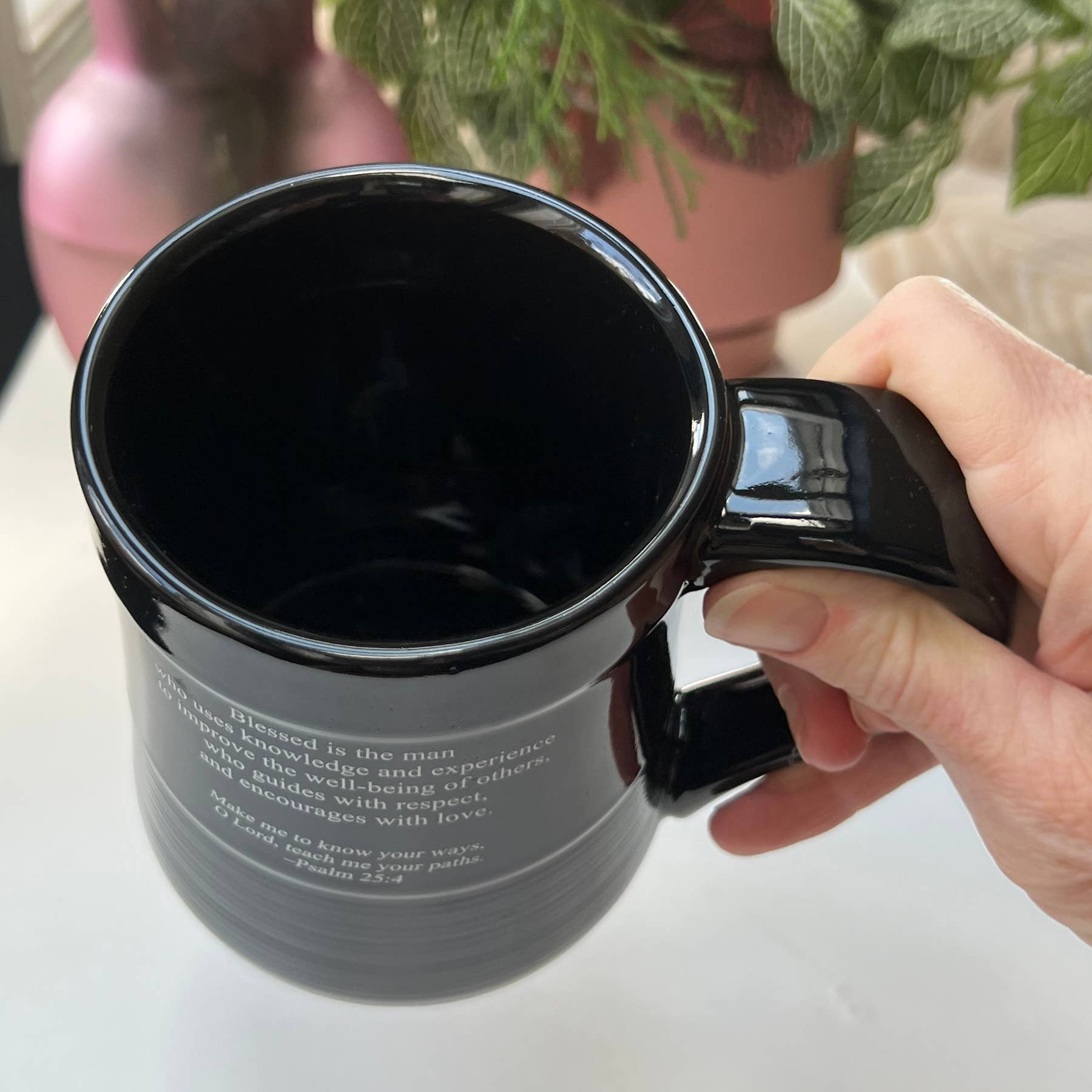 Abbey + CA Gift - Wholesale Coffee Mug - Man of Wisdom Pottery Mug3
