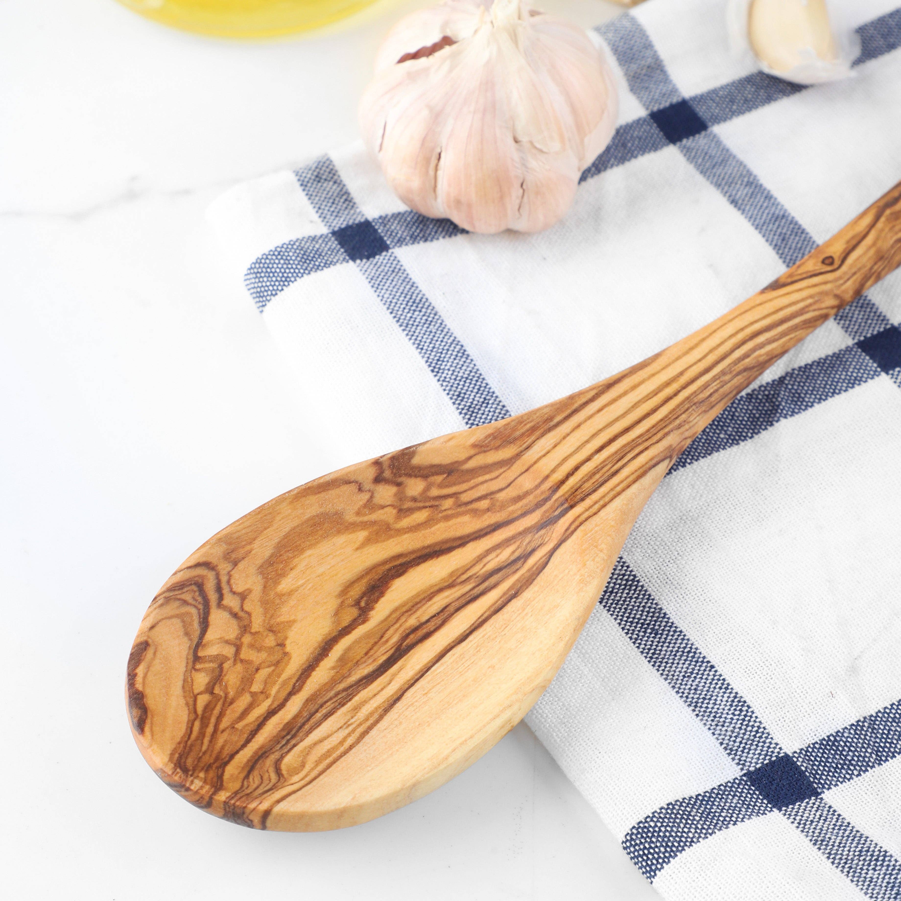 Krafts GmbH Olive Wood - Wholesale Kitchen Spoon - Natural Olive Wood Spoon - Handmade & Durable2