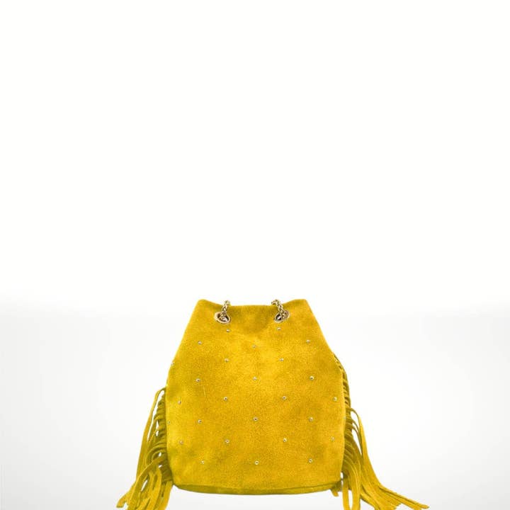 ITALIAN'S LEATHER - Wholesale Shoulder bag – women's - Flora ² Suede leather shoulder bag16