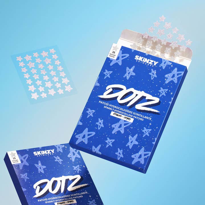 DOTZ – Sparkly Hydrocolloid Patches for wholesale by Skinzy skincare