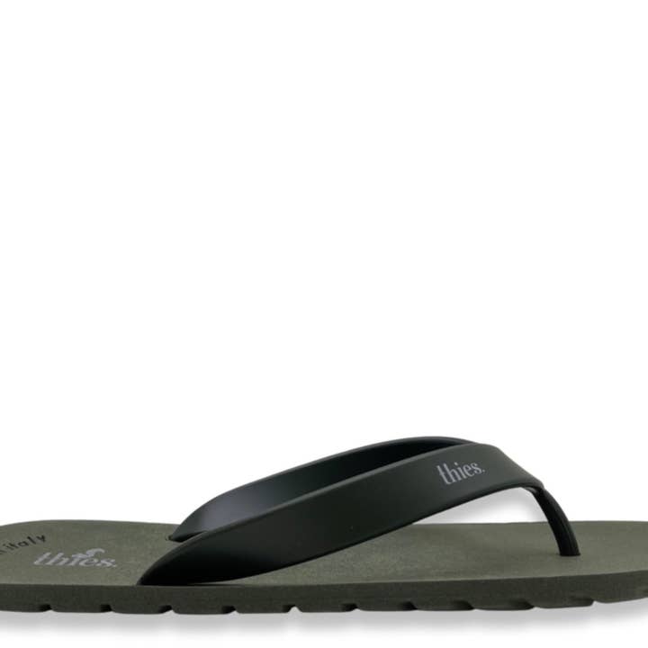 thies 1856 ® Eco Beach Thong vegan olive for wholesale by thies
