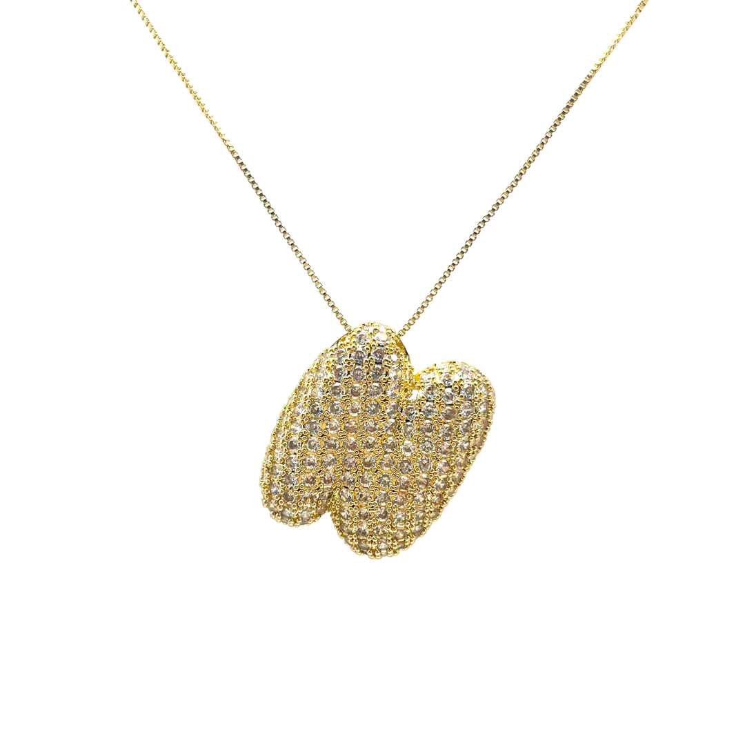 Savvy Bling - Wholesale Pendant/Charm Necklace - Initial Bubble Hailey Necklace13