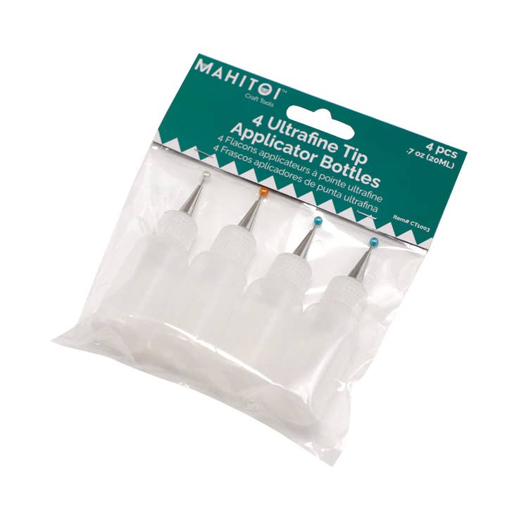 Mahitoi - Wholesale Craft Tool - MAHITOI â„¢ 4 Tip Applicator Bottles