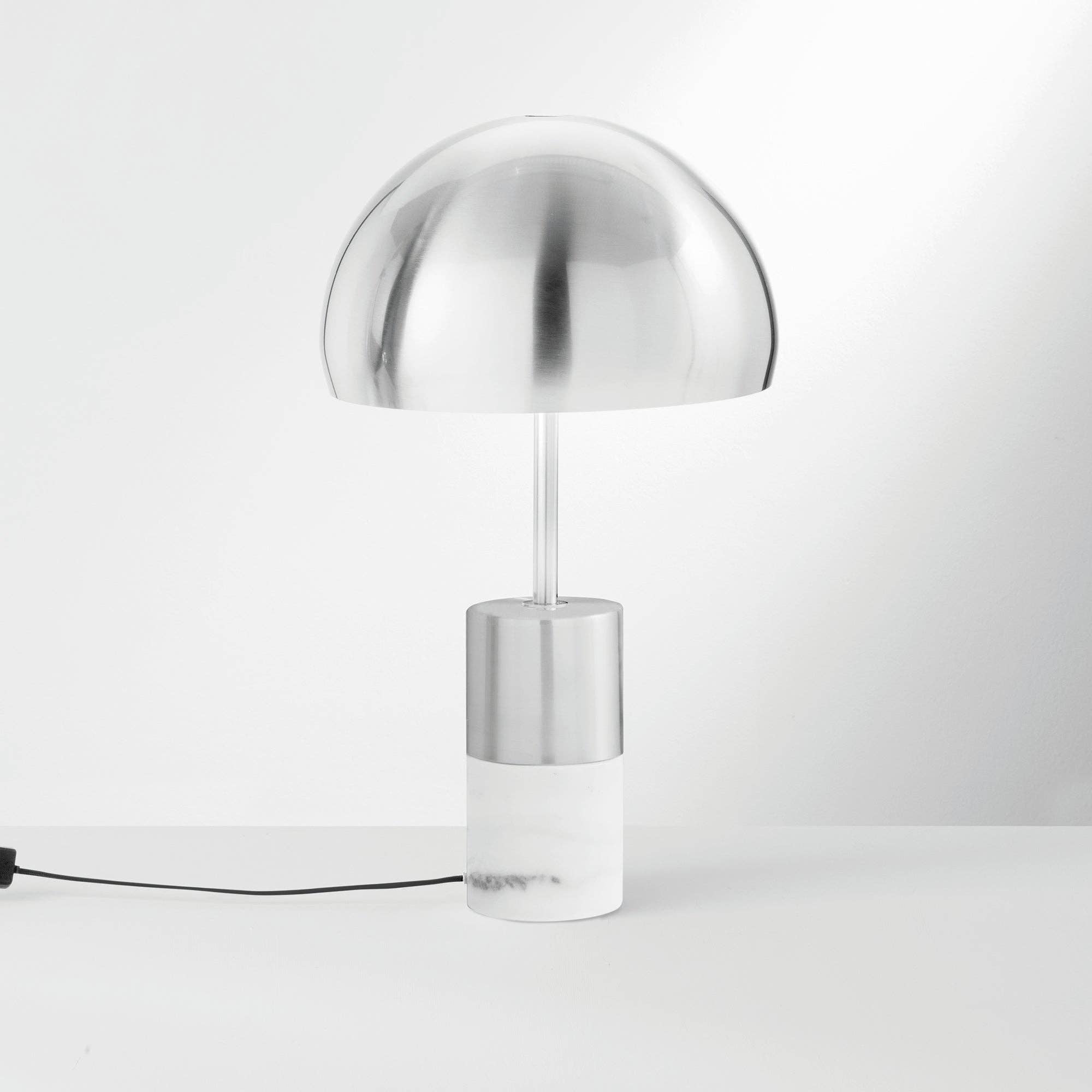 Gruppo F.T - Wholesale Accent/Desk Lamp - IGEA table lamp in marble effect metal (2XE14)1