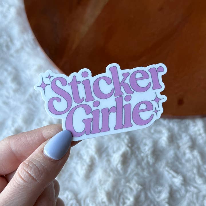 Sticker Girlie Pink Sticker for wholesale by Big Moods