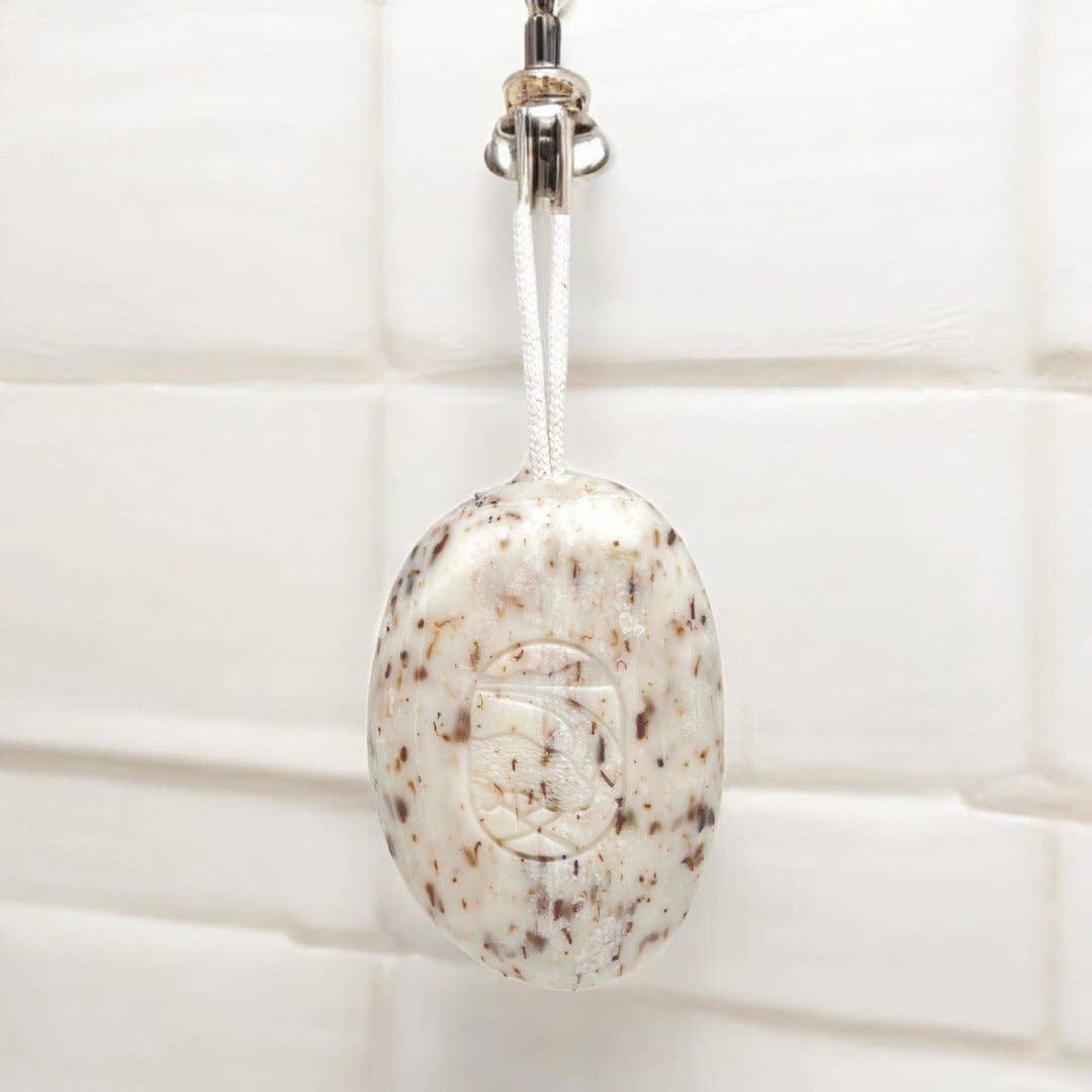 MAITRE SAVONITTO - Wholesale Bar Soap - Lavender flower pebble soap on a rope, 200g1