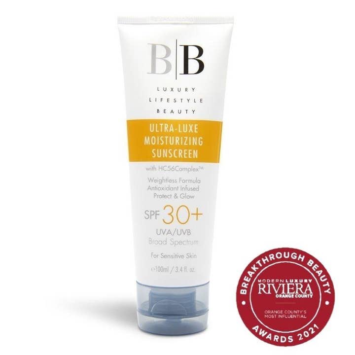 Crème solaire hydratante Ultra-Lux (SPF 30+) pour la vente par BB Lifestyle
