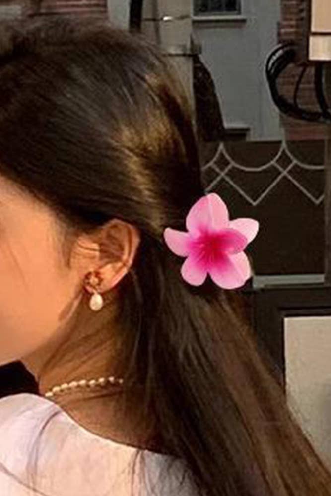 UNISHE - Wholesale Hair Clip - Women's - Floral Decor Hair Clip MOQ 5pcs ZK16147