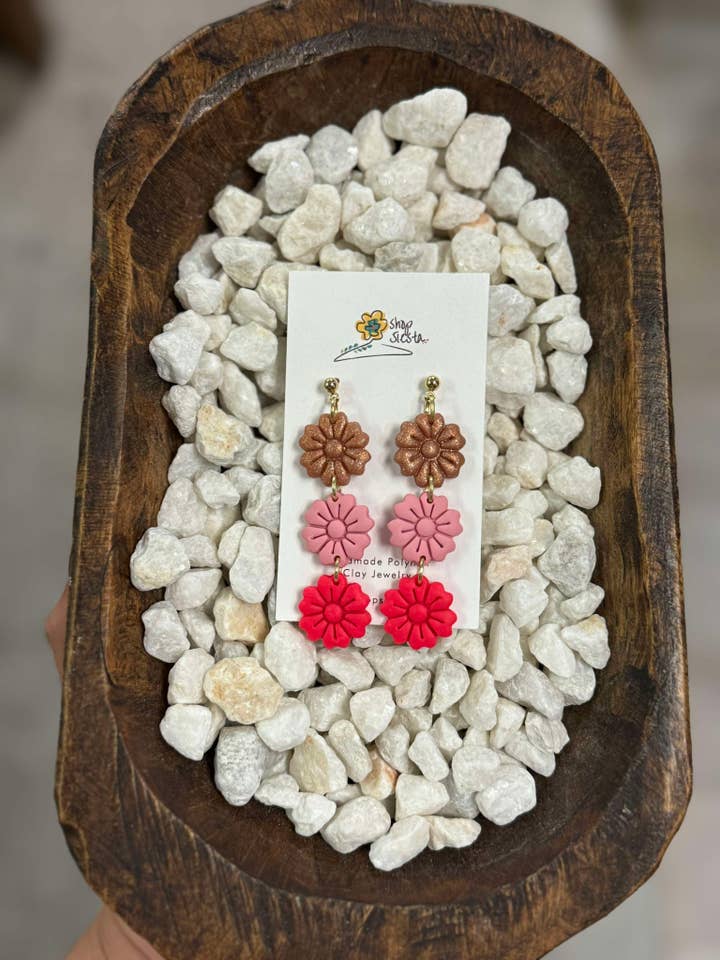 Trio met bloemen bungelt voor wholesale door Siesta Wholesale