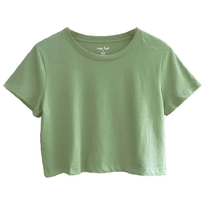 LOVING PEOPLE - Wholesale T-Shirt - Women's - Premium Cotton Crop Tops (New Colors!)