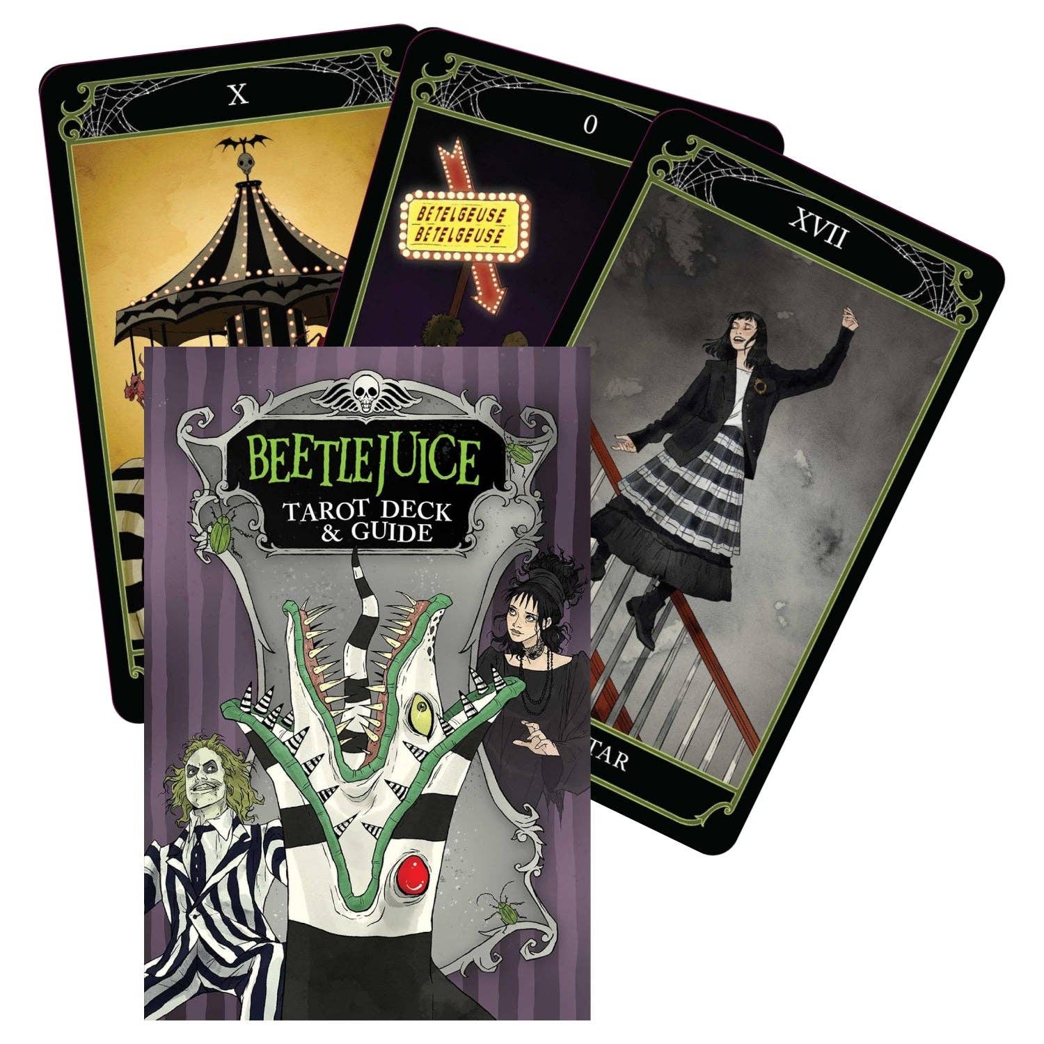 Cardshouse - Vendita all'ingrosso Tarocchi - Mazze Beetlejuice Tarot e guida Insight Editions0