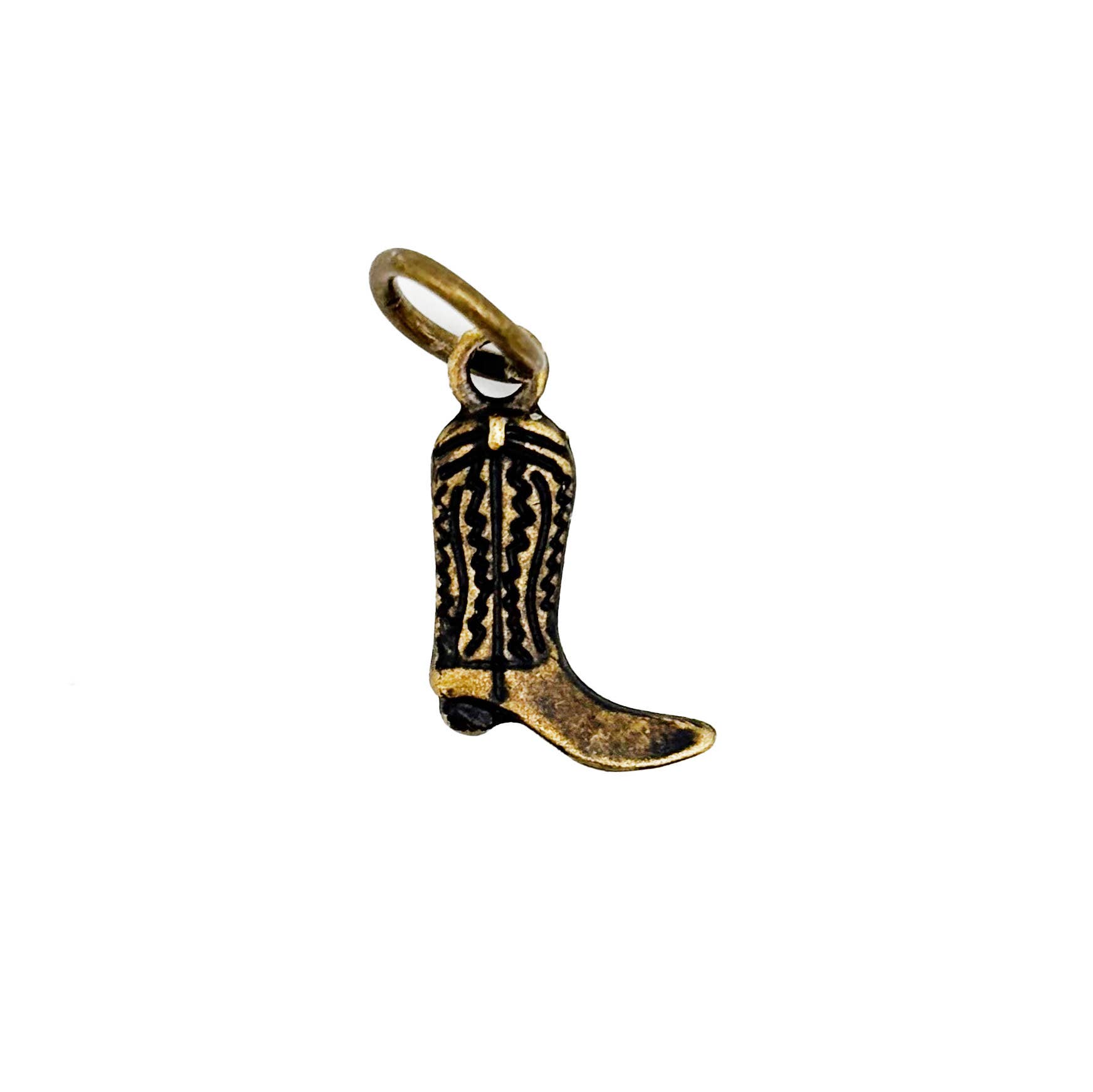 Gleeful Peacock - Wholesale Individual Charm/Pendant - Cowboy Boot Charm (available with Bracelet or Necklace)3