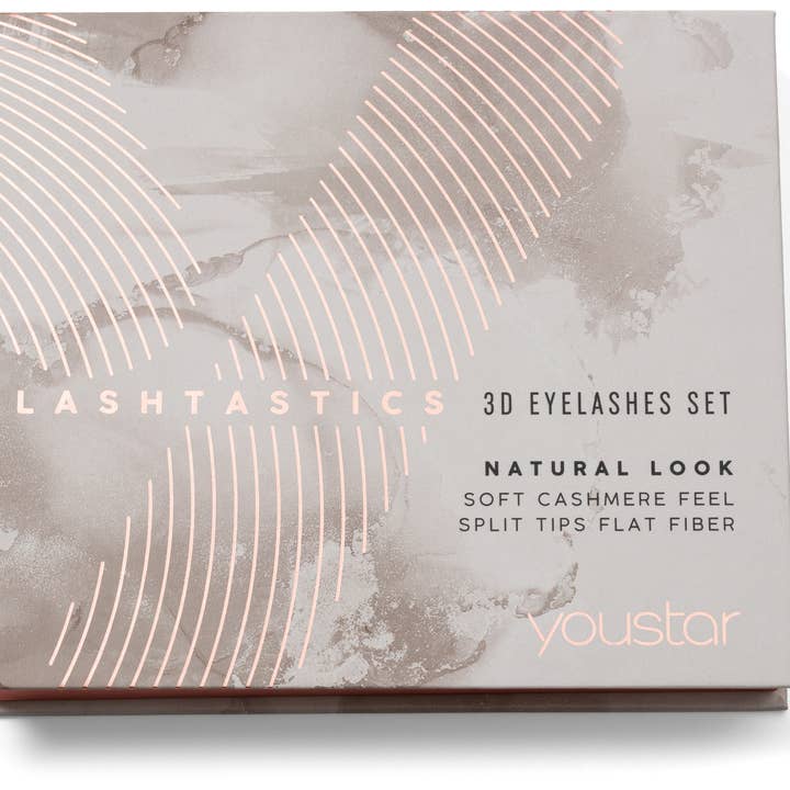 Dobner Kosmetik - Vente Faux cils - LASHTASTICS Ensemble de cils 3D - Look naturel