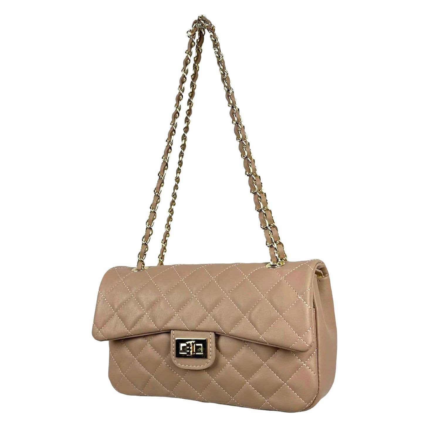 Chenson & Gorett – wholesale Axelremsväska – Dam – Extra premium quiltad läderväska för kvinnor. promo2