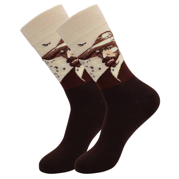Sick Socks - Vincent van Gogh - Painter Dress Casual Socks for wholesale by Real Sic