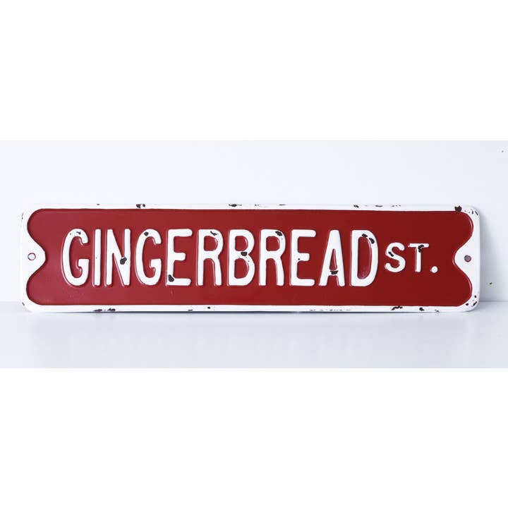 Audrey's Home & Gift - Wholesale Sign - Gingerbread St. Sign (PC)