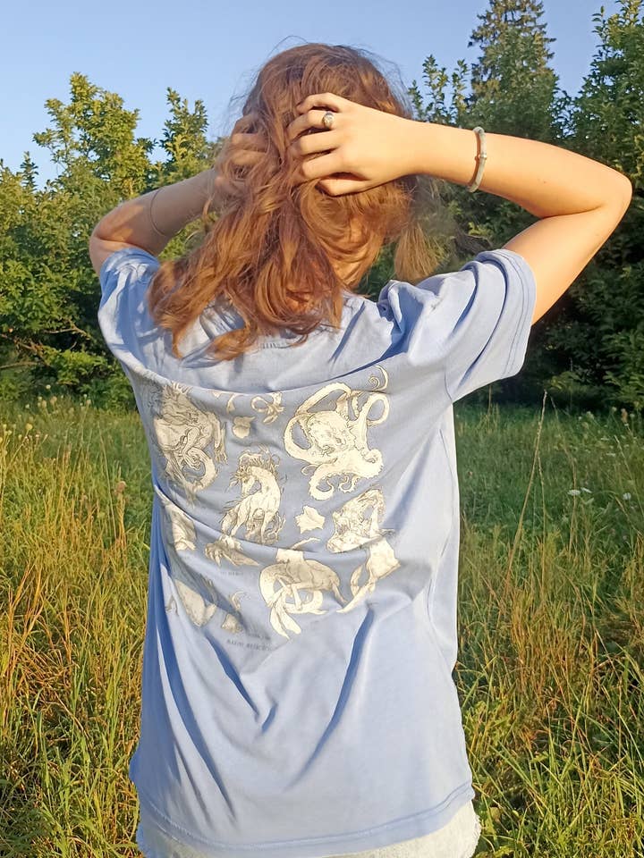 Mitologia Marina - Maglietta Vintage per la vendita all'ingrosso da parte di Ondine