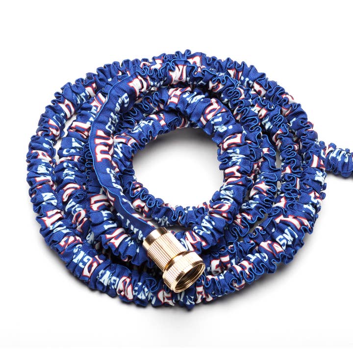 NFL NEW YORK GIANTS Team Retractable Garden Hose 50 Feet for wholesale by Bitty Boomers