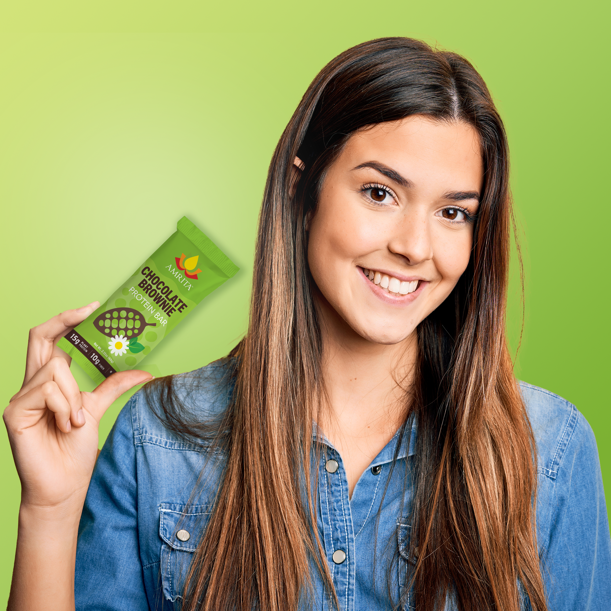 Amrita Health Foods - Wholesale Snack bar - Chocolate Brownie Protein Bars, High Fiber, No Added Sugar4