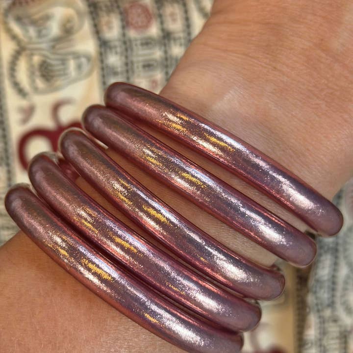 Woman Shops World - Wholesale Bangle Bracelet - Single Luxe Thai Buddhist Temple Bracelets, Mantra Bangle2