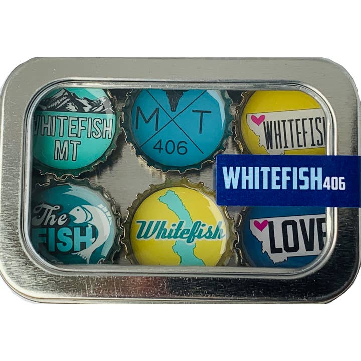 Whitefish, Montana Magnets for wholesale by Kate's Magnets
