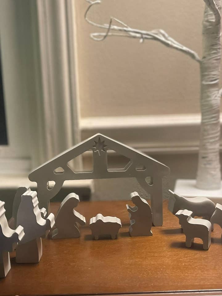 Concrete Christmas Nativity Set for wholesale by Queen City Crete