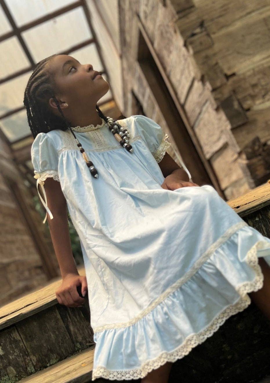 Posh Pickle - Vendita all'ingrosso Vestito - Bambini - Abito cimelio a maniche corte blu Bristol8