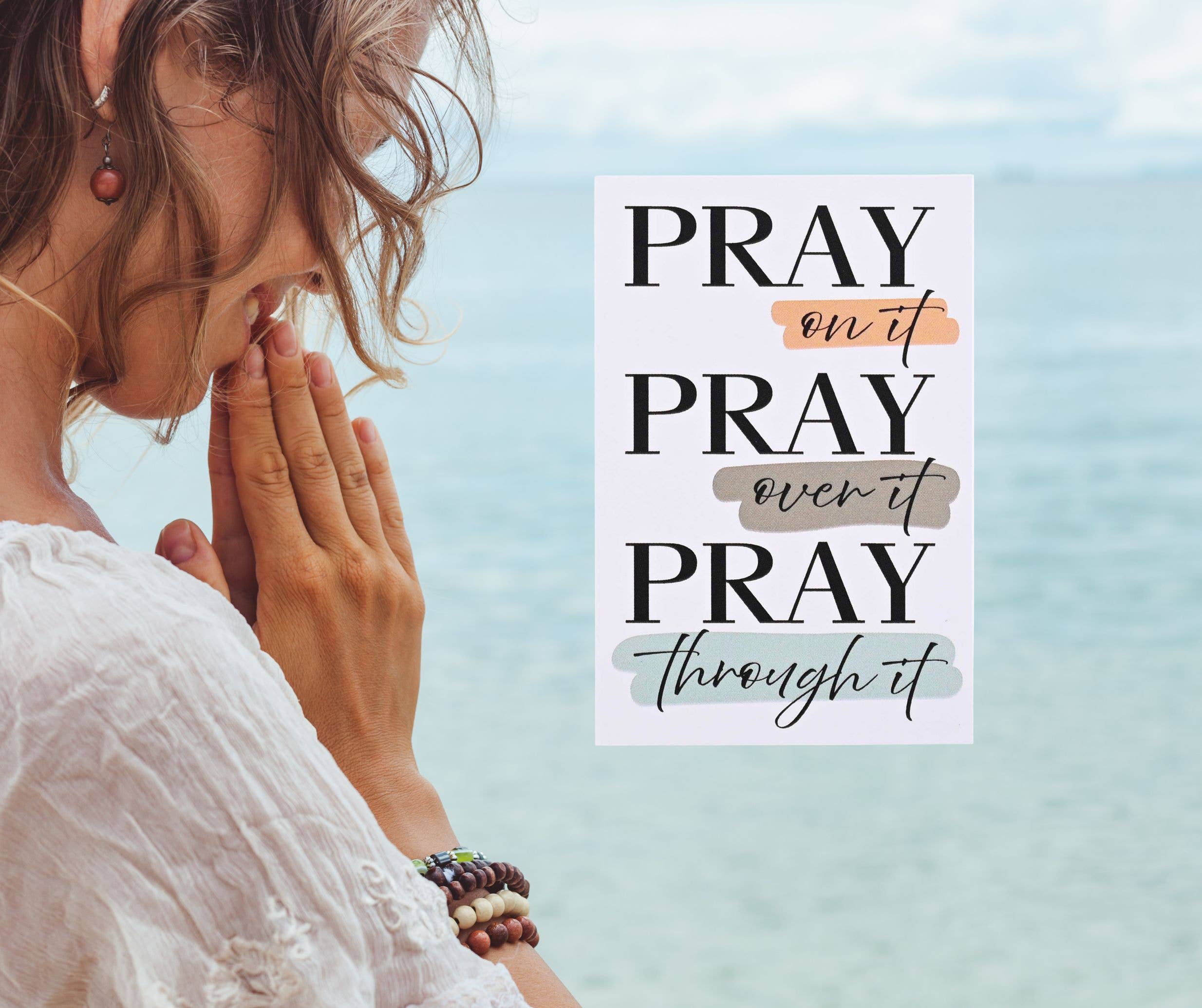 Dicksons - Wholesale Bookmark - Itty Bitty Card Pray On Over Through It2