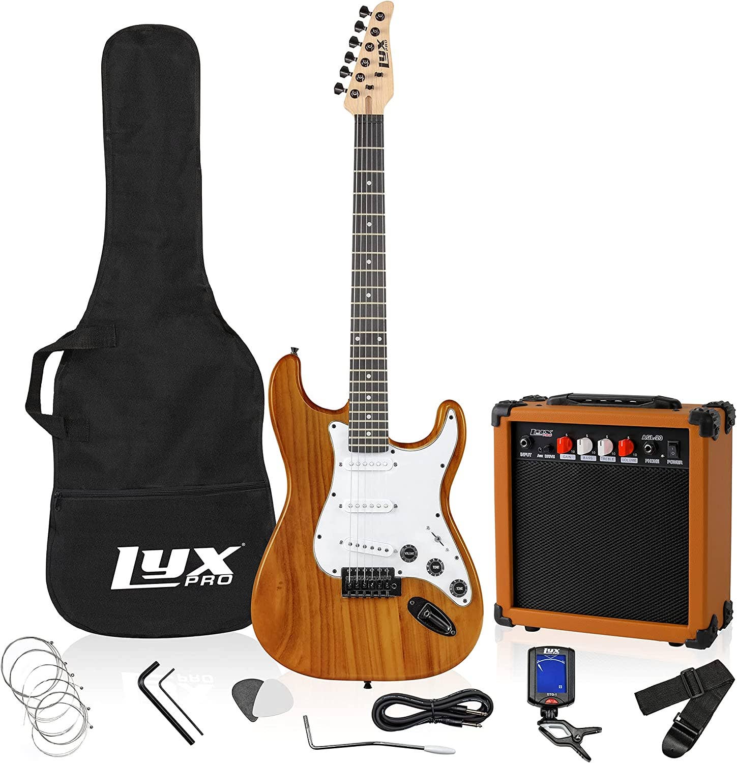 LyxPro - Wholesale Musical Instrument - Beginner 39” Electric Guitar Kit & Starter Set Accessories5