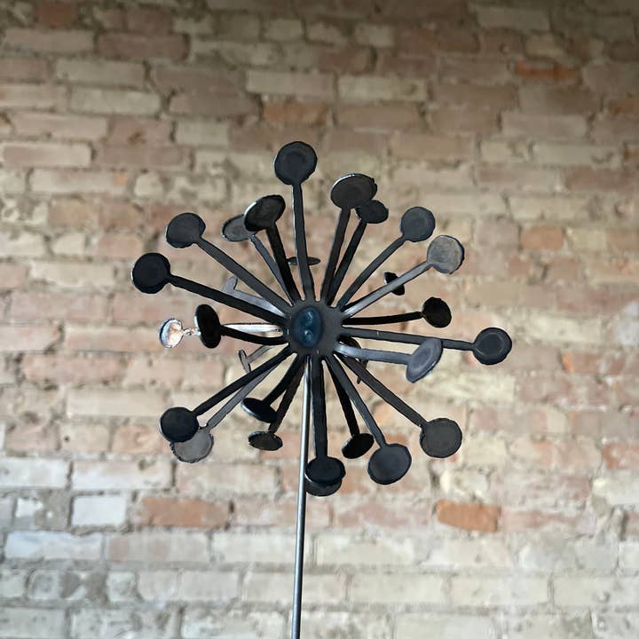 608 The Factory - Wholesale Outdoor Ornament/Decor - 3D Metal Dandelion Wish Flower Set of 24 Flowers5