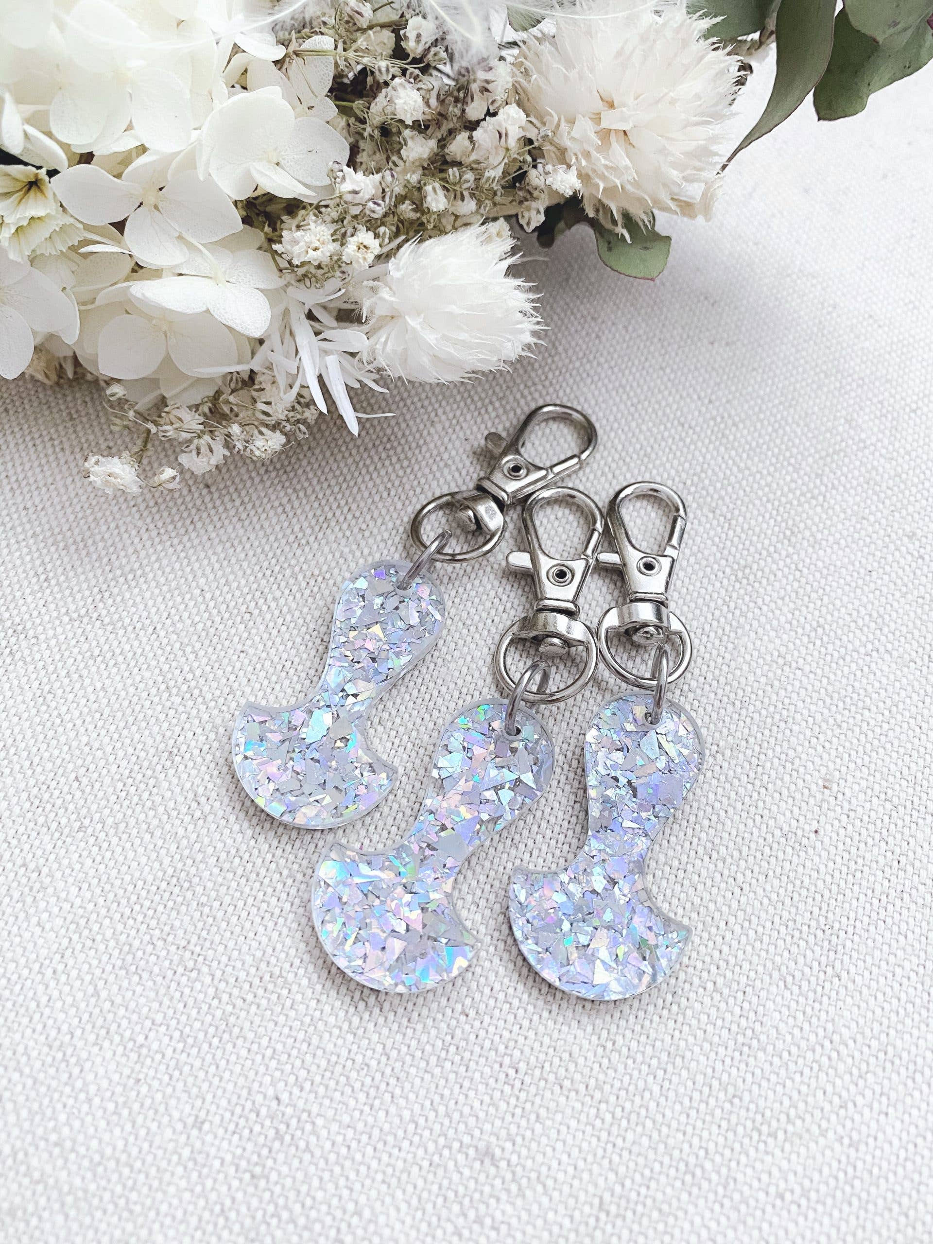 Chuckle & Wood - Wholesale Keychain – Women's - Trolley Tokens - Glitter11