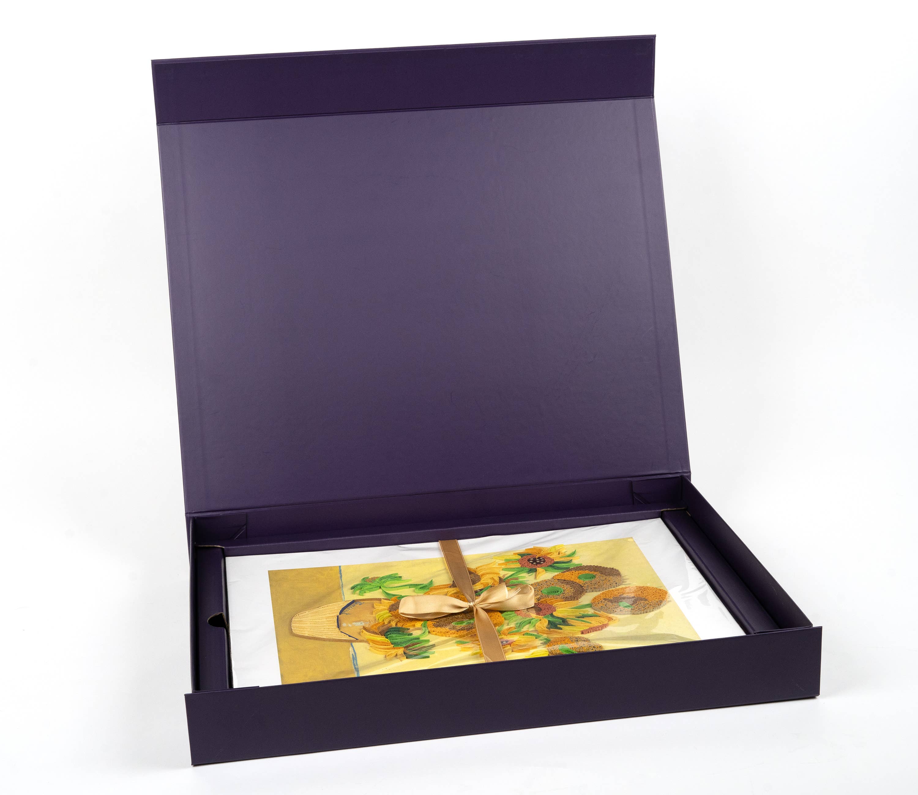 Quilling Card - Wholesale Art Print - Quilled Sunflowers, Van Gogh Art (11in.x15in.)1