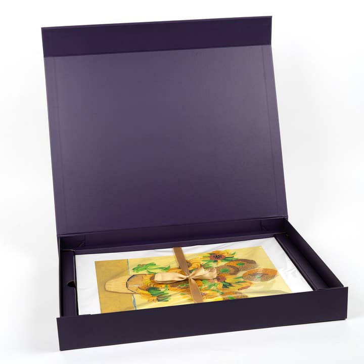 Quilling Card - Wholesale Art Print - Quilled Sunflowers, Van Gogh Art (11in.x15in.)1