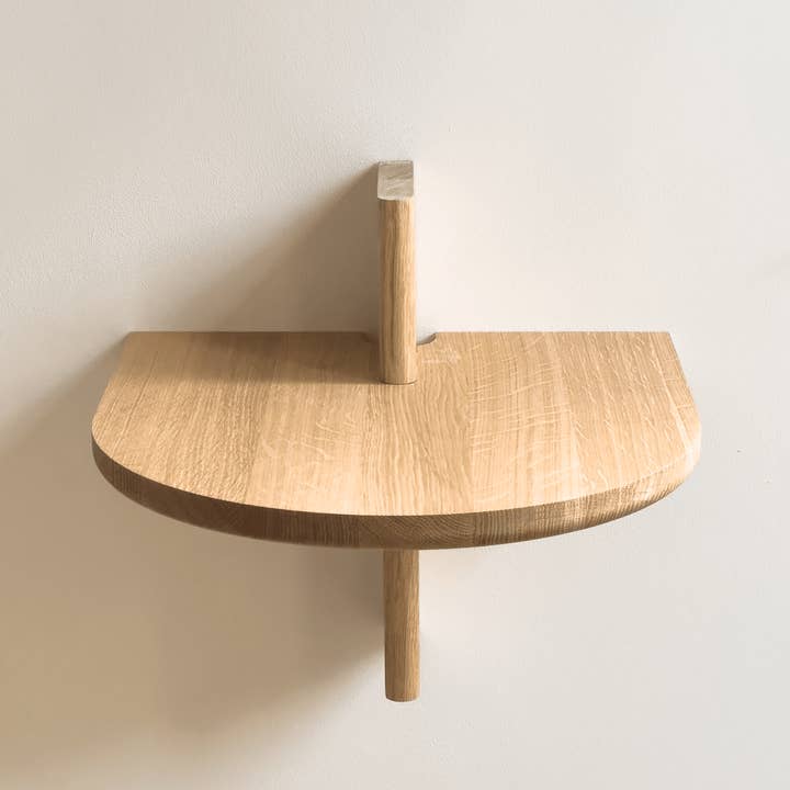 Reine Mère - Wholesale Side Table - Morphée - Solid oak bedside shelf1