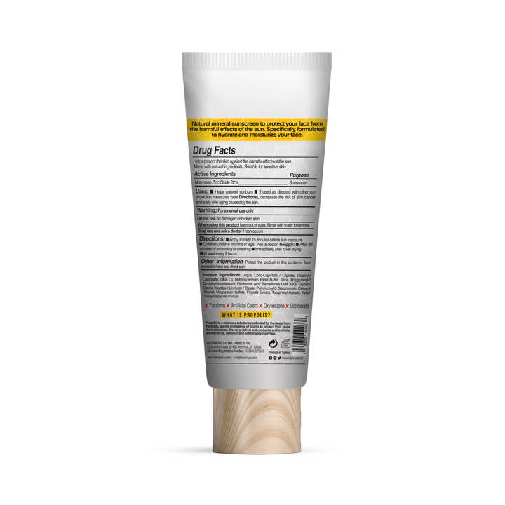 BEE&YOU – wholesale Sunscreen – SPF 50 Natural Mineral Sunscreen for Face | Coral Reef Safe6