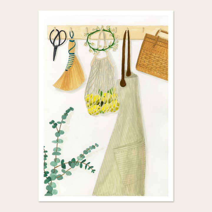 Affiche Ménage de printemps pour la vente par MÉLANIE VOITURIEZ