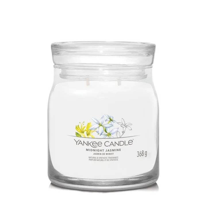Yankee Candle Jasmin de Minuit Signature - Pot Moyen pour la vente par Seifen-Shop