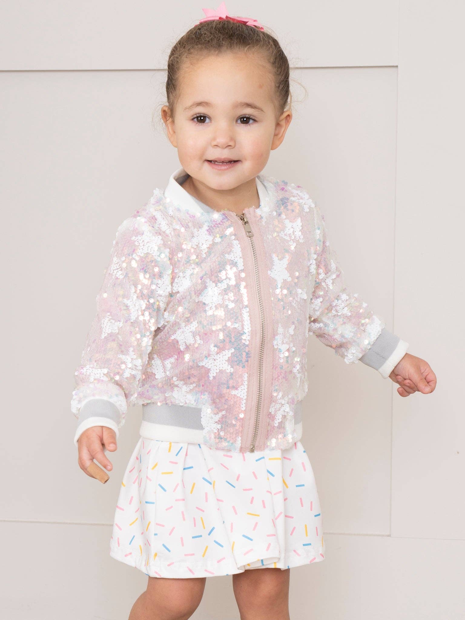 Marie Nicole Clothing - Wholesale Bomber Jacket - Kids - Star Power Bomber Jacket3