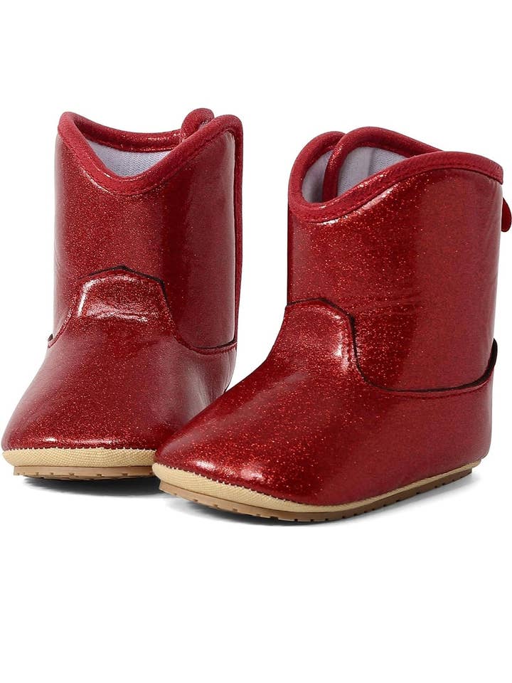 Stivaletti da Cowgirl con Glitter per Bambina per la vendita all'ingrosso da parte di Safe Haven
