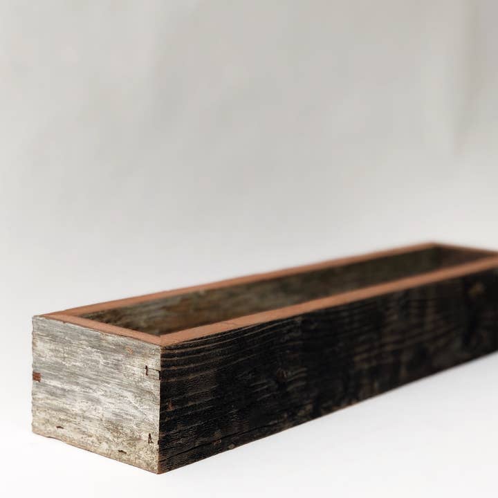 Alibi Interiors - Vendita all'ingrosso Fioriere - Fioriera in legno recuperato 2x14 Sevensie1