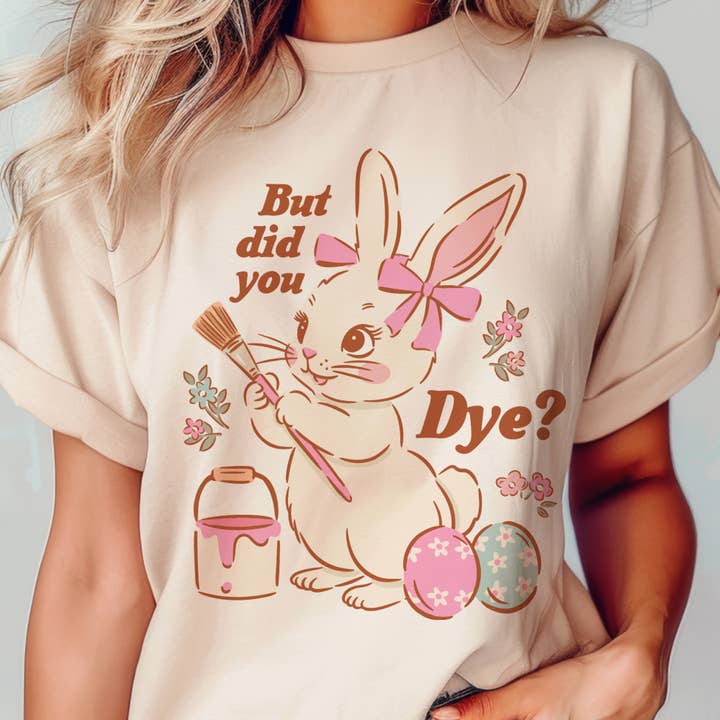 Easter Vintage Bunny Rabbit Spring Graphic Tee for wholesale by Par.tees by Party On!